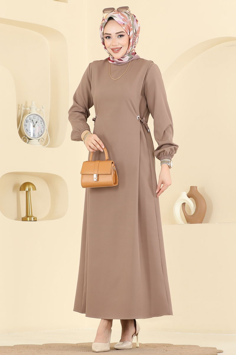 الفستان بيج 5110ERK1158-MS