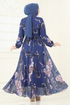 Dress 5188AL357-MS Indigo - Thumbnail