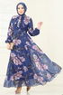 Dress 5188AL357-MS Indigo - Thumbnail