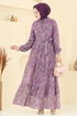 Dress 5205AL357-MS Dark Lilac - Thumbnail
