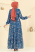 الفستان ازرق 5205AL357-MS - Thumbnail