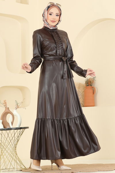 A.L. - Dress 5285AL357-MS Brown - 402950