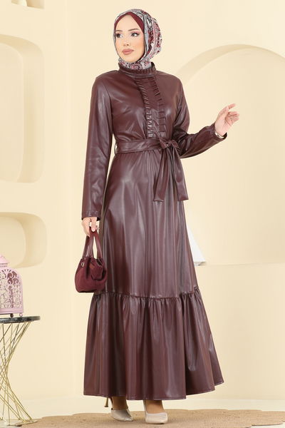 A.L. - Dress 5285AL357-MS Burgundy - 402934
