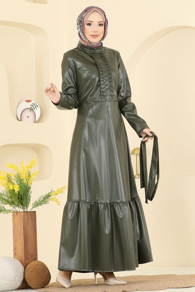 A.L. - Dress 5285AL357-MS Khaki - 402940