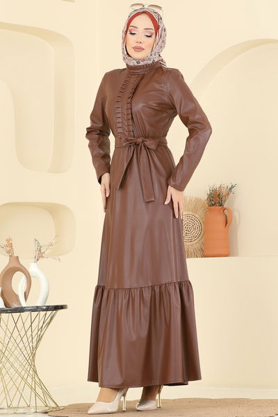 A.L. - Dress 5285AL357-MS Tan - 402968