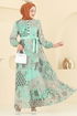 Dress 5297AL357-MS Water Green - Thumbnail