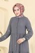 الفستان رمادي غامق 5572ZNN863-MS - Thumbnail