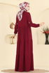 Dress 5572ZNN863-MS Burgundy - Thumbnail