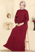 Dress 5572ZNN863-MS Burgundy - Thumbnail