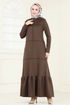 Dress 5635EDF311-MS Brown - Thumbnail