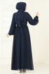 Dress 5672EDF311-MS Navy Blue - Thumbnail