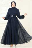 E.D.F. - Dress 5672EDF311-MS Navy Blue