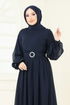 Dress 5672EDF311-MS Navy Blue - Thumbnail