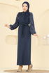 Dress 5726EDF311-MS Navy Blue - Thumbnail