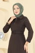 الفستان بني 5727EDF311-MS - Thumbnail