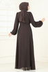 الفستان بني 5728EDF311-MS - Thumbnail