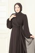 الفستان بني 5728EDF311-MS - Thumbnail