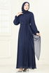 Dress 5728EDF311-MS Navy Blue - Thumbnail