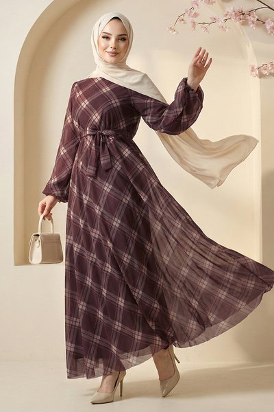 E.D.F. - Dress 5740EDF311-MS Damson - 426306