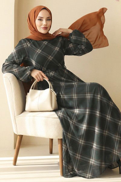 E.D.F. - Dress 5740EDF311-MS Khaki