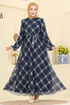 Dress 5740EDF311-MS Navy Blue - Thumbnail