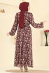 Dress 5750EDF311-MS Burgundy - Thumbnail
