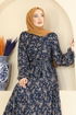 Dress 5750EDF311-MS Navy Blue - Thumbnail