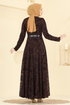 Dress 5752EDF311-MS Brown - Thumbnail