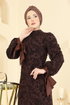 Dress 5753EDF311-MS Brown - Thumbnail