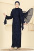 Dress 5753EDF311-MS Navy Blue - Thumbnail