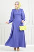 Dress 5962BSK463-MS Dark Indigo - Thumbnail