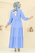 الفستان أزرق فاتح 6094TEG847-MS - Thumbnail