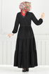 Dress 6094TGE913-M Black - Thumbnail
