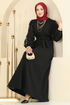 الفستان أسود 6096TEG847-MS - Thumbnail
