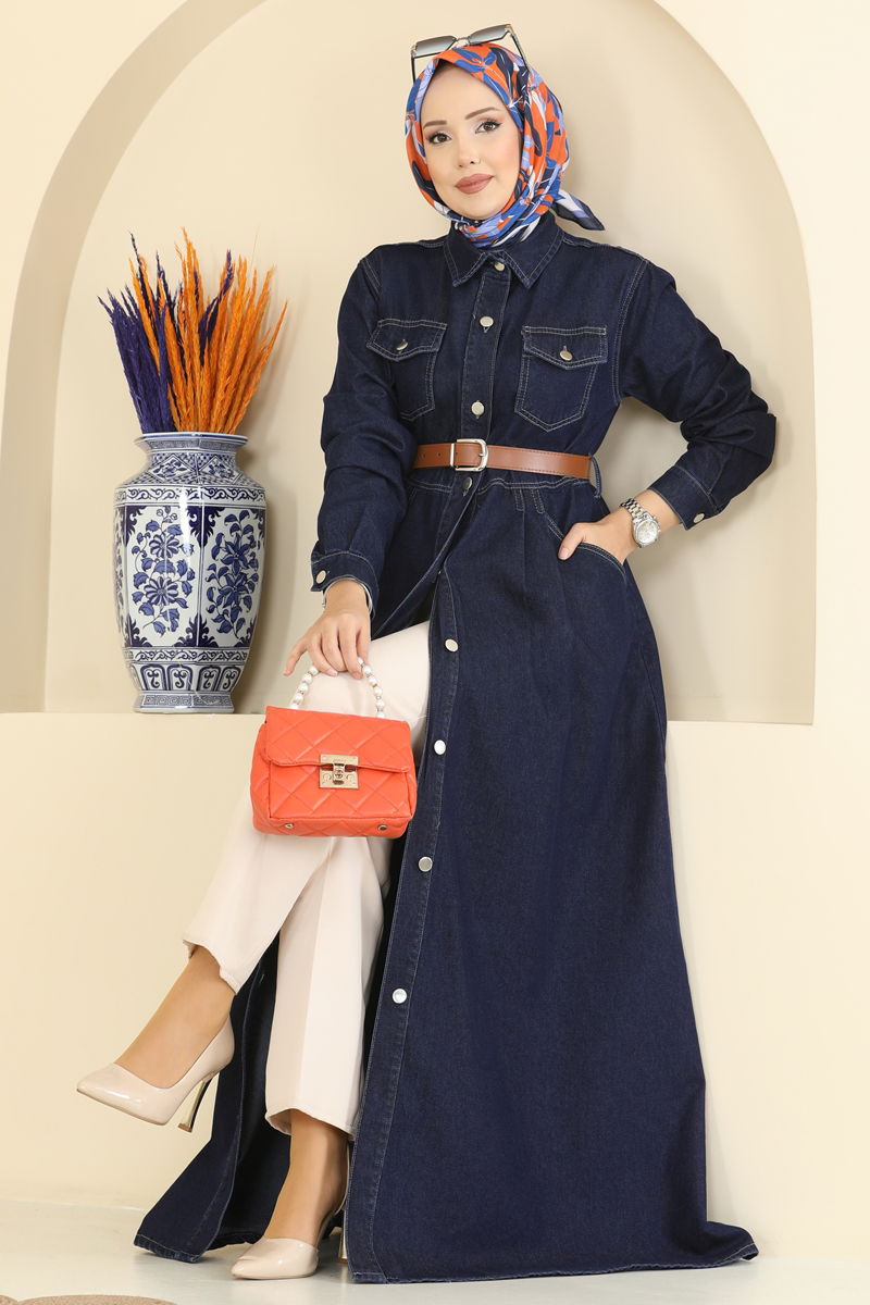 Dress 6136ORG1169-MS Dark Denim