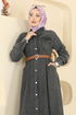الفستان رمادي جينز 6136ORG1169-MS - Thumbnail