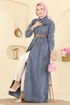 Dress 6136ORG1169-MS Light Denim - Thumbnail