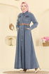 Dress 6136ORG1169-MS Light Denim - Thumbnail