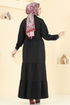 الفستان أسود 6162BSK463-MS - Thumbnail