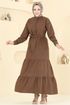 Dress 6162BSK463-MS Brown - Thumbnail