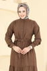 الفستان بني 6162BSK463-MS - Thumbnail