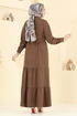 الفستان بني 6162BSK463-MS - Thumbnail