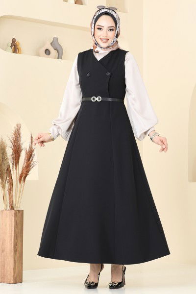 B.İ.S.S.K. - DRESS 6208BSK463-MS Black