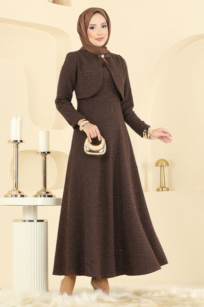 B.İ.S.S.K. - Dress 6251BSK463-MS Brown - 396561