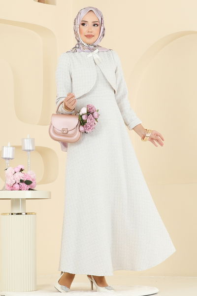 B.İ.S.S.K. - Dress 6251BSK463-MS Stone - 396539