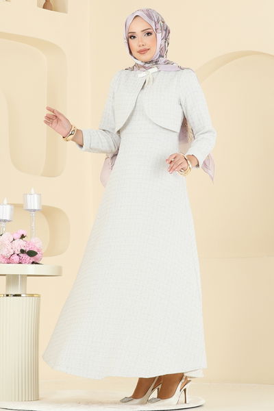 B.İ.S.S.K. - Dress 6251BSK463-MS Stone - 396541