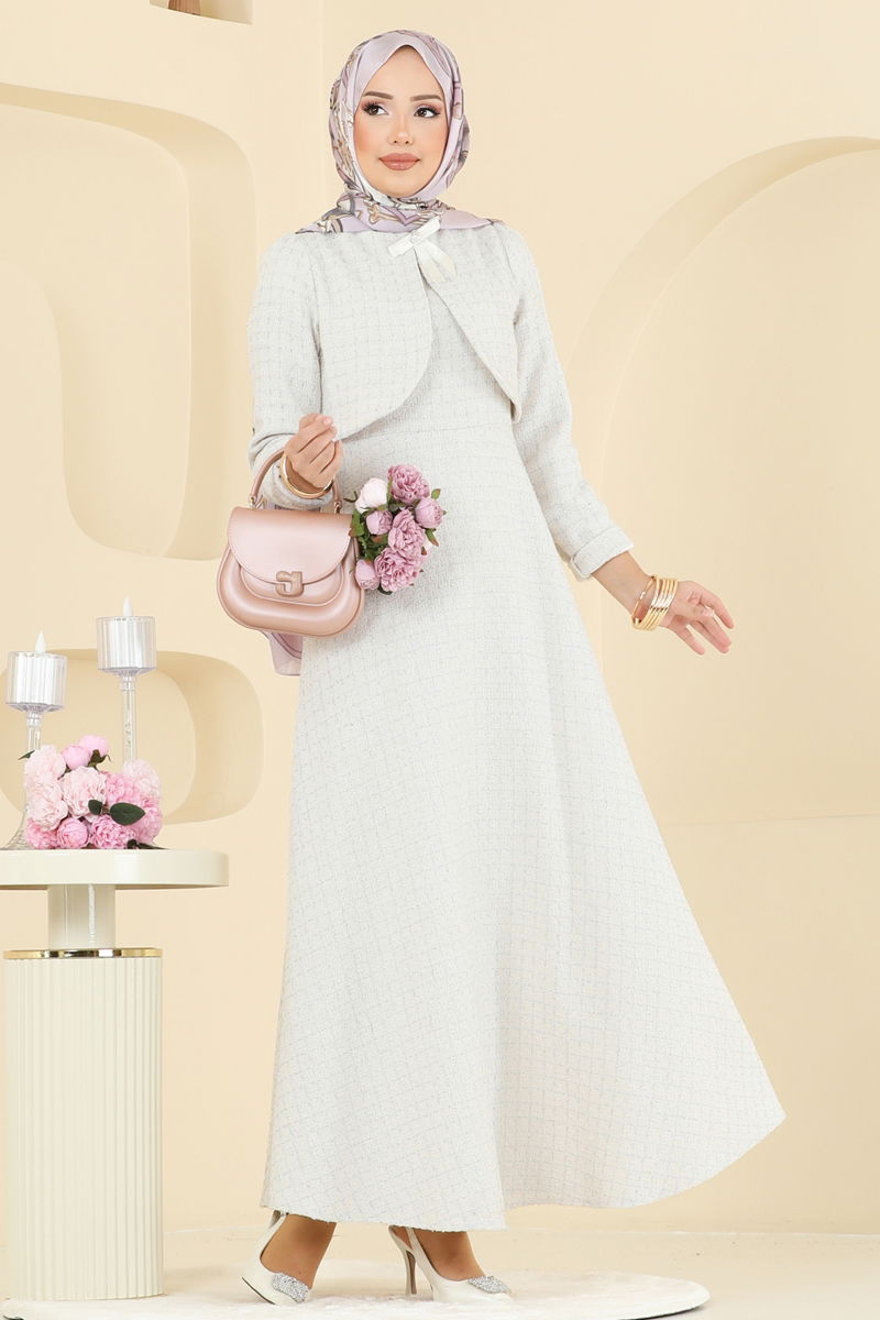 الفستان بيج 6251BSK463-MS