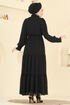 الفستان أسود 6268BSK463-MS - Thumbnail