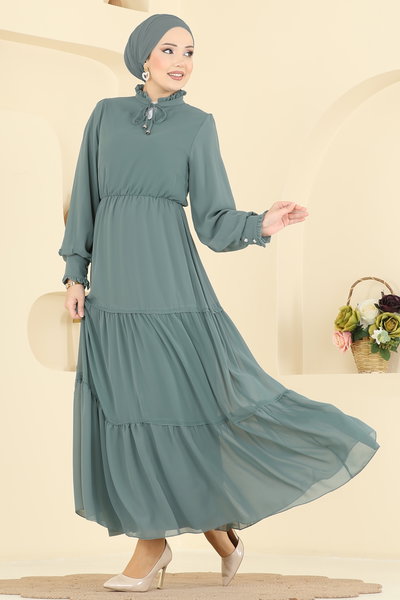 B.İ.S.S.K. - Dress 6268BSK463-MS Dark Mint - 426447