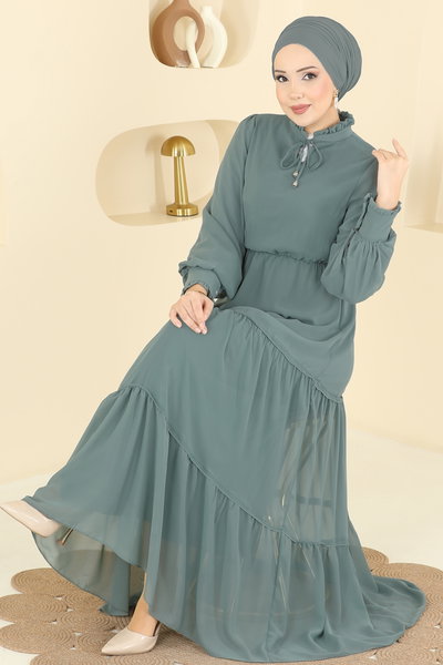 B.İ.S.S.K. - Dress 6268BSK463-MS Dark Mint - 426448